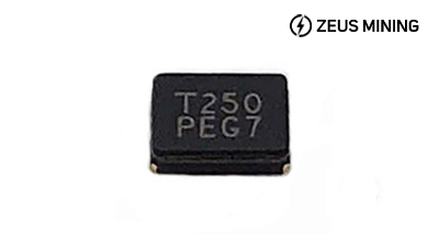 Oscilador de cristal T250 - Negro