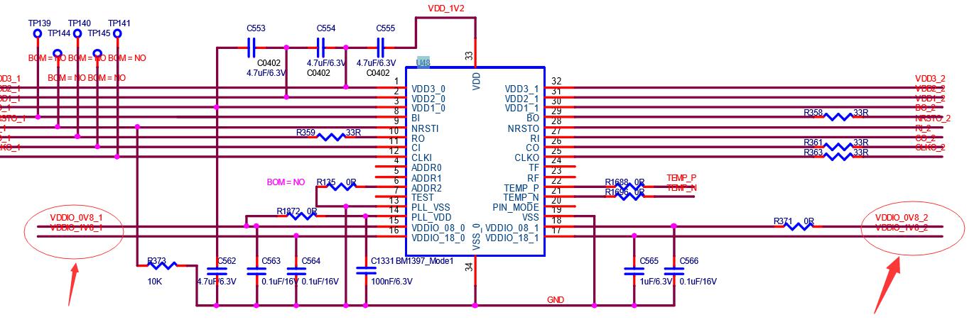 1.8V voltage domains