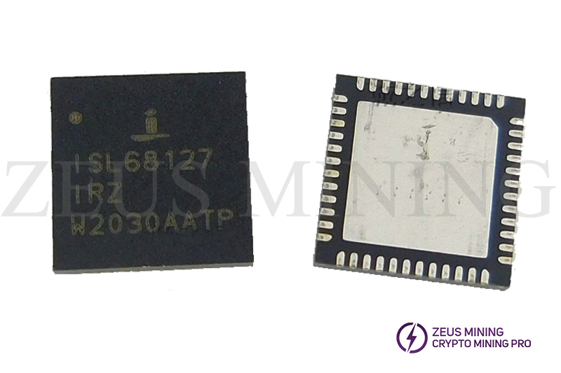 Monitor ISL68127 y chip de reinicio