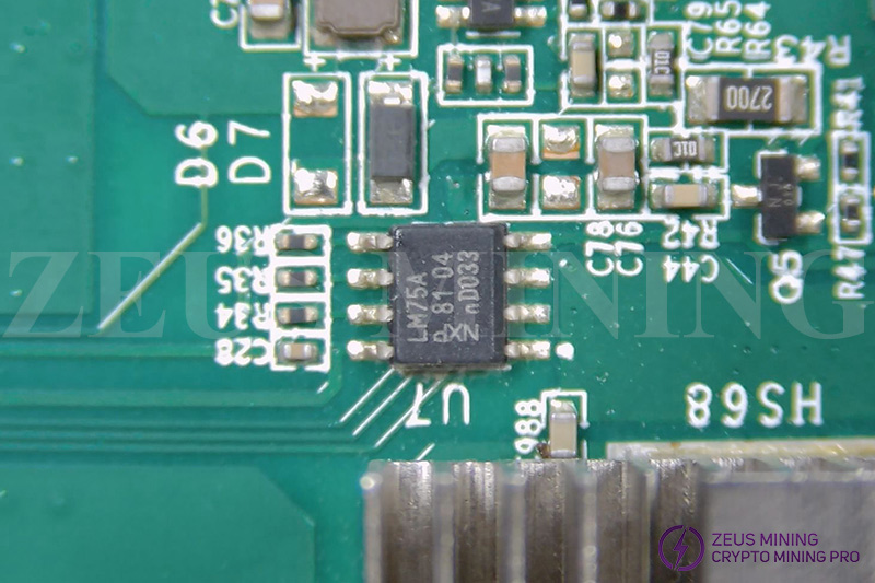 microprocesador LM75A