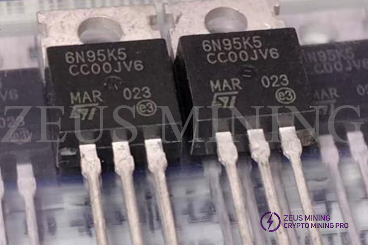 MOSFET de potencia para STP6N95K5