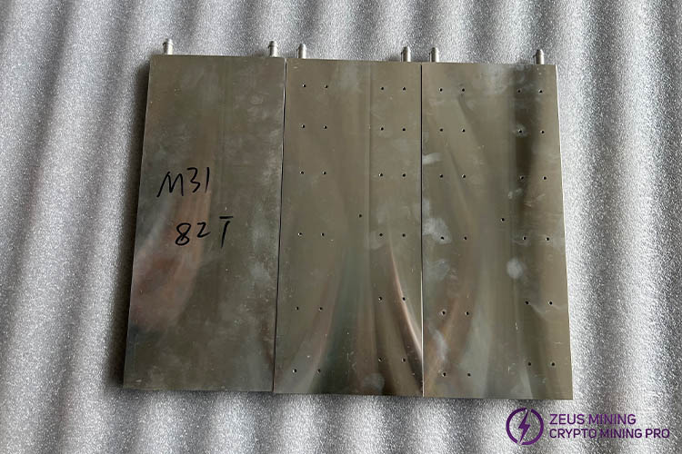 Placa refrigerada por agua de aluminio M31 82T
