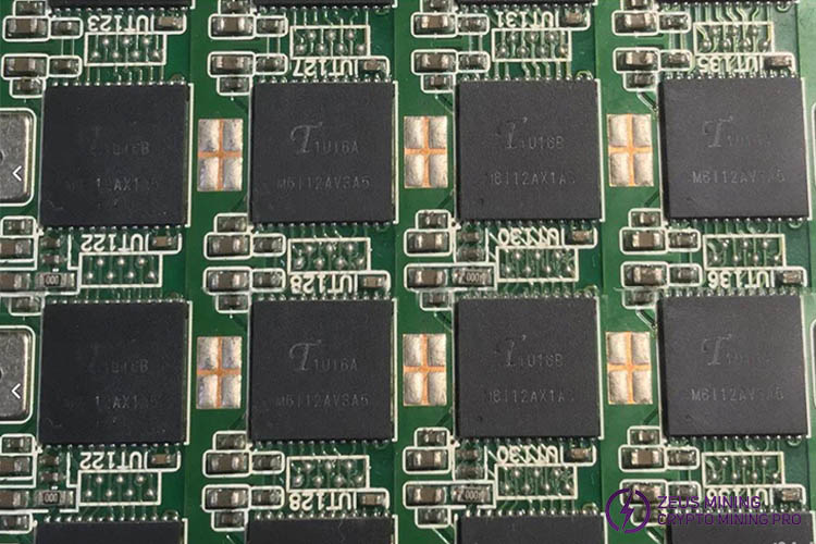 Chip ASIC de placa hash T2T