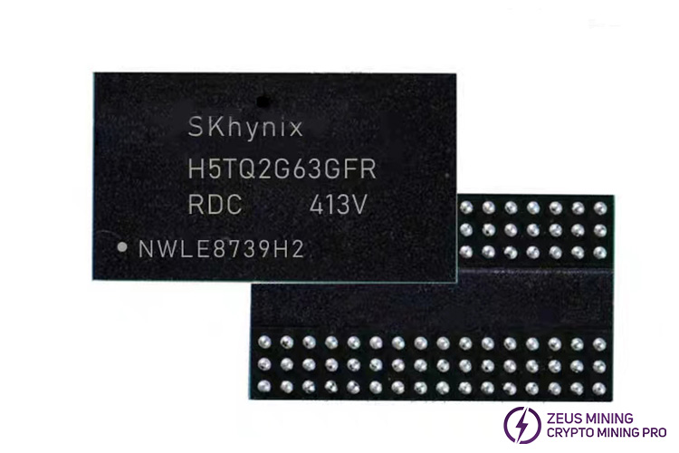Chip de memoria H5TQ2G63GFR-RDC para placa de control Whatsminer