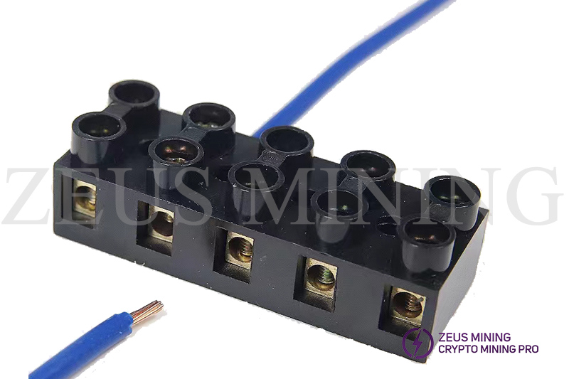 Conexión del conector del cable de alta potencia JX5
