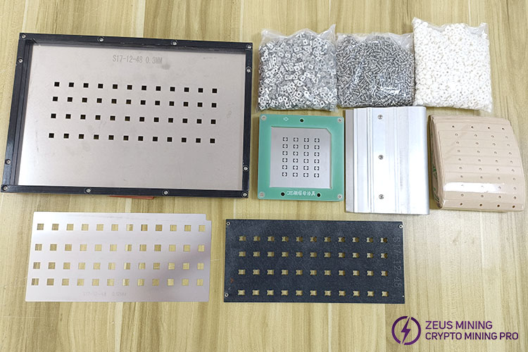 Kit de disipador de calor de actualización de placa hash Antminer S17