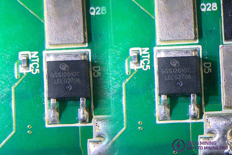 Diodo G5S12010C para fuente de alimentación APW11