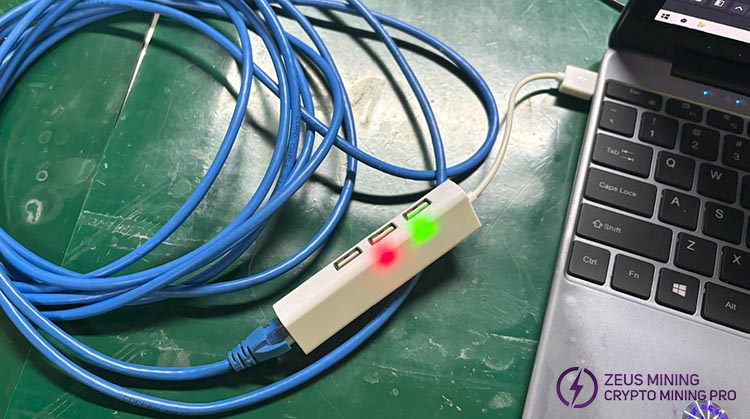 Hub USB 3.0 de 4 puertos con adaptador Gigabit Ethernet