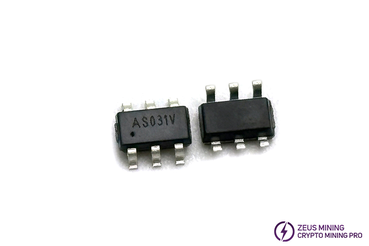 Chip de marcado AS para reparación de placa de control Antminer