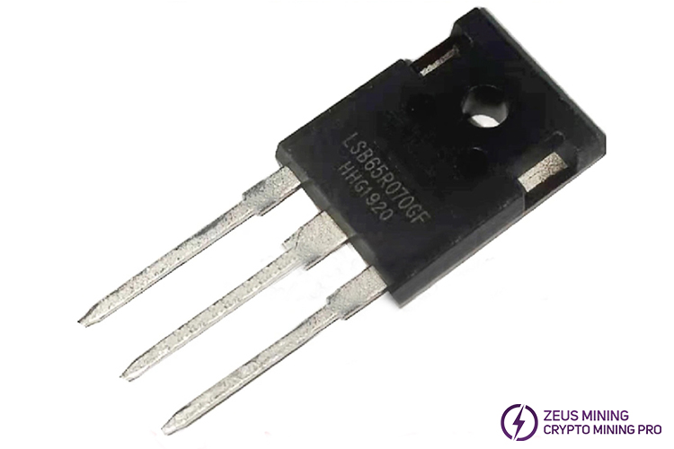 MOSFET LSB65R070GF para reparación de PSU