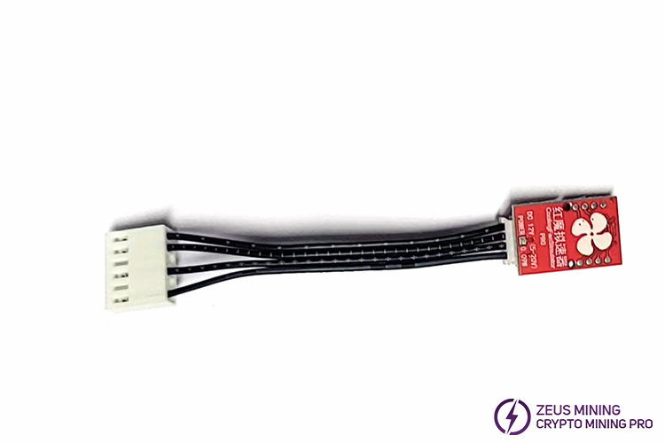 Simulador de ventilador wh1atsminer de 6 pines con cable