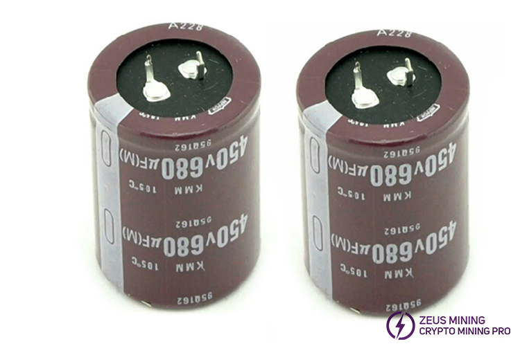 Condensador electrolítico de aluminio 680uf 450v 35*50mm