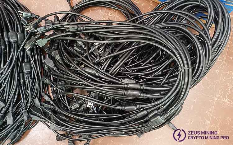 Cable de alimentación C13 con enchufe estadounidense de 1,5 m para Antminer