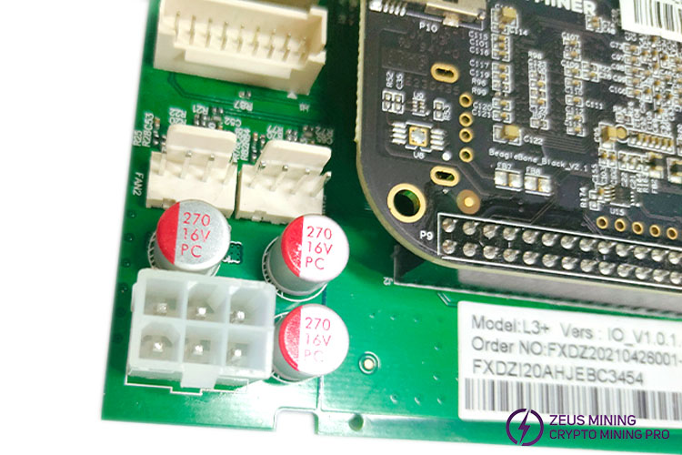 conector de alimentación del tablero de control 6pines