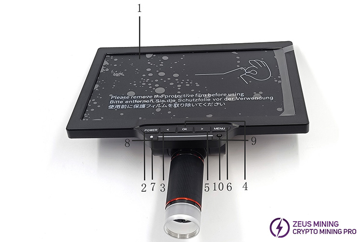 Microscopio digital LCD 10.1 pulgadas 1080P