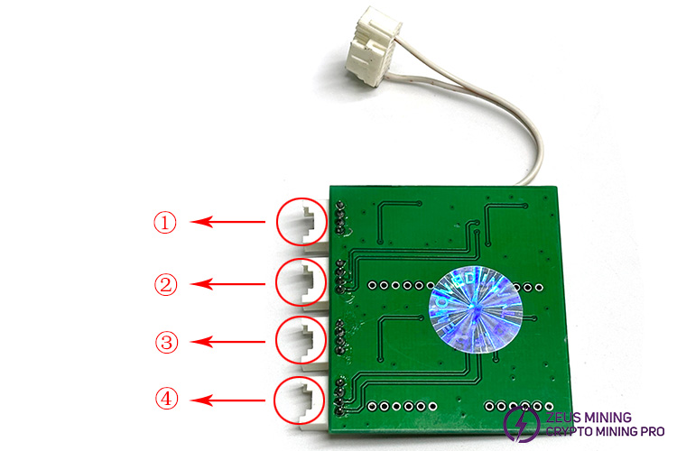 Tablero de reparación de tablero hash Antminer para accesorio de prueba