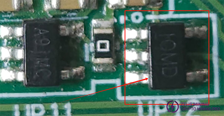 LOMD marcando LDO para el tablero hash Whatsminer M50