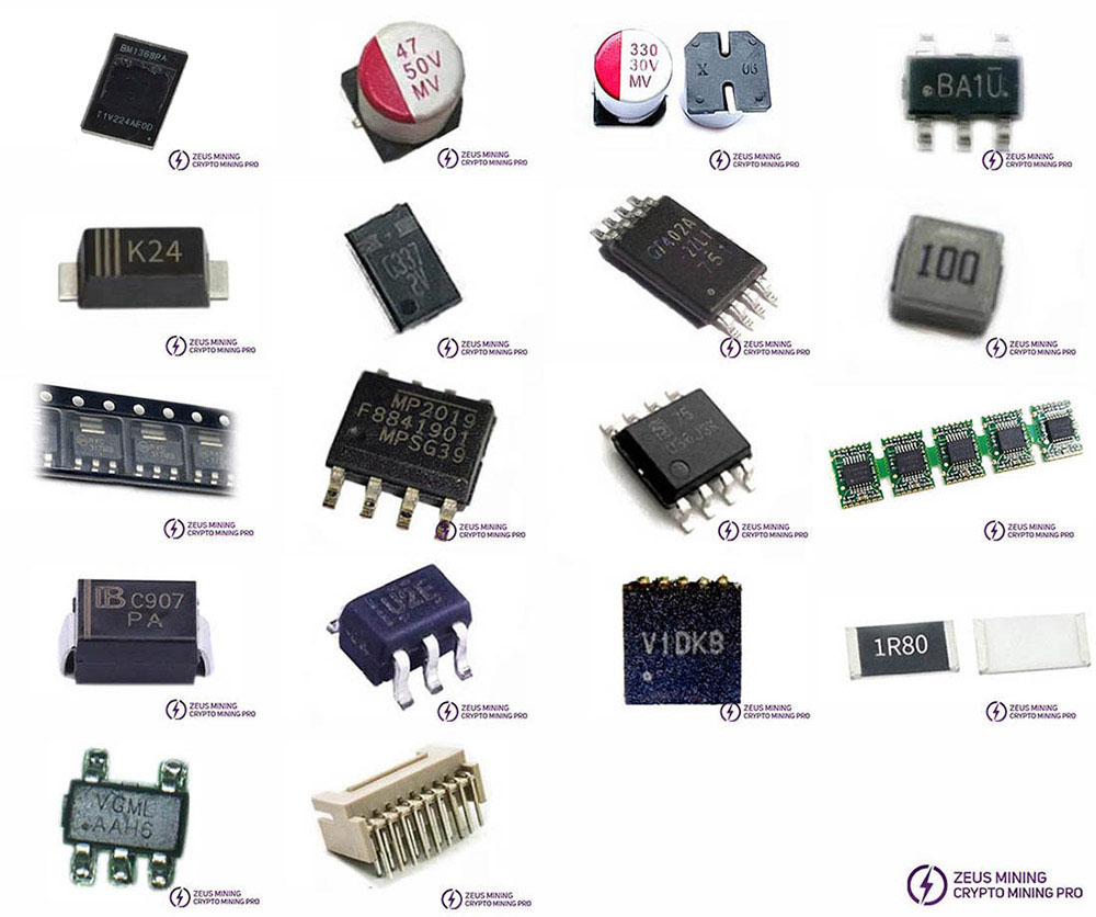 Lista de reemplazo del tablero de hash S21 con chip ASIC BM1368PA