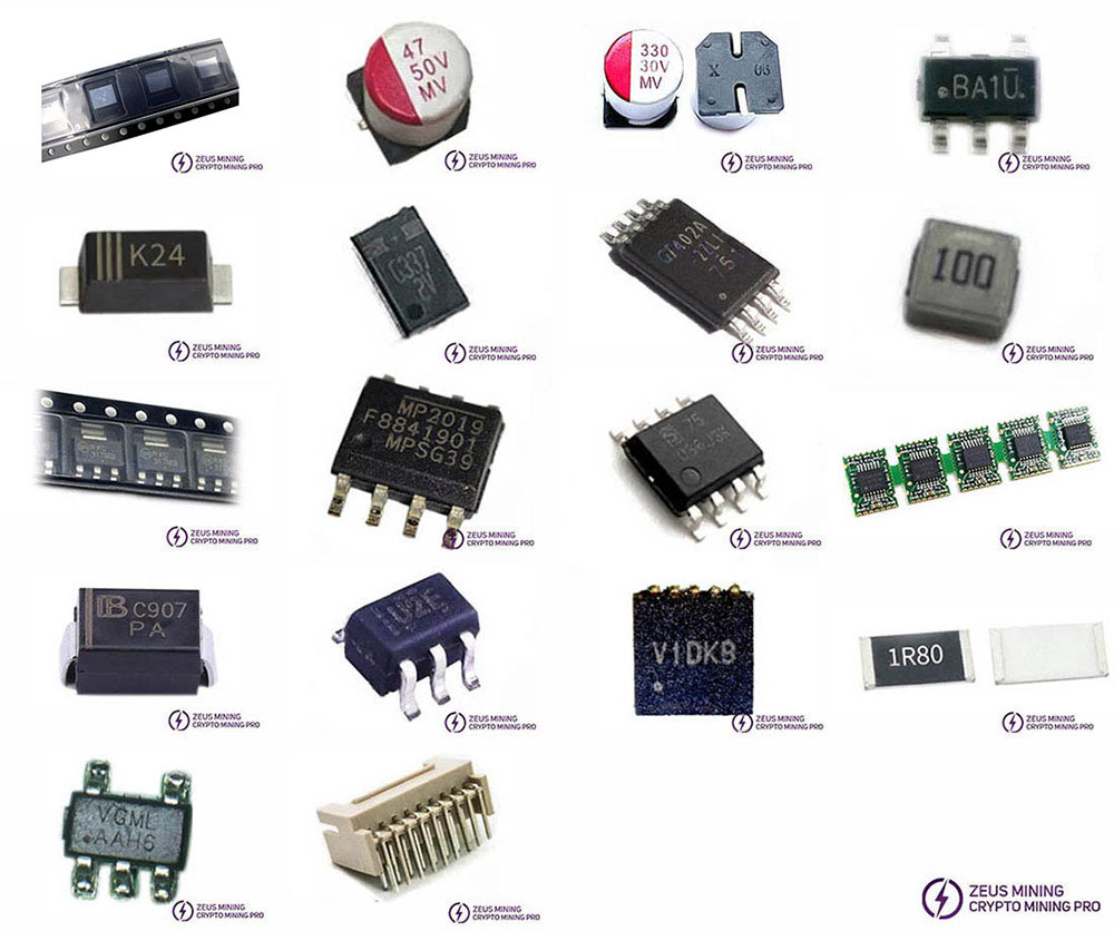 Lista de tableros hash Antminer S21 con chip ASIC BM1368AA