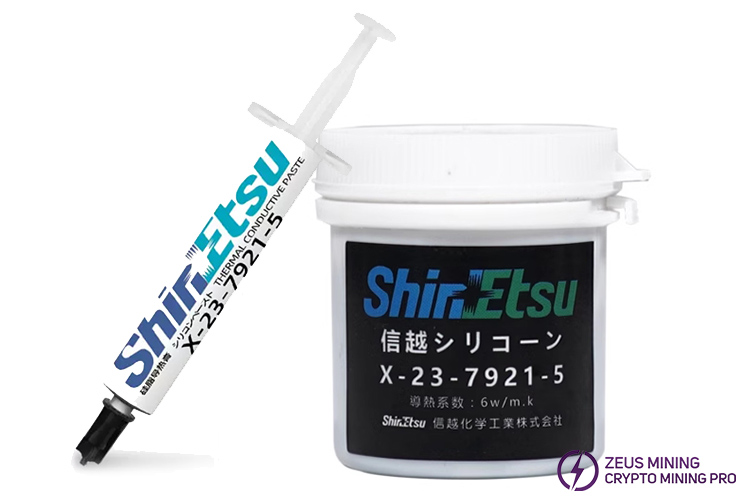 Material de interfaz térmica no solvente Shin-Etsu X23-7921-5