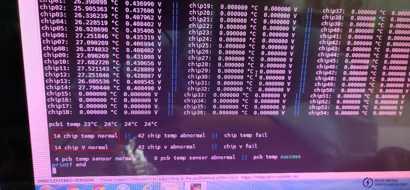 KS3L detectó 14 chips ASIC