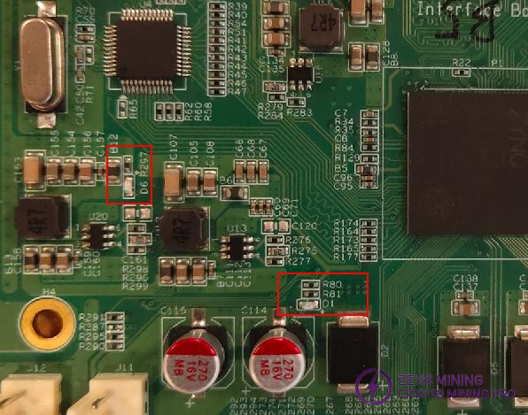 Verifique el LED azul de la placa de control