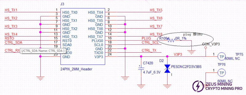 Verificar el voltaje del pin J3