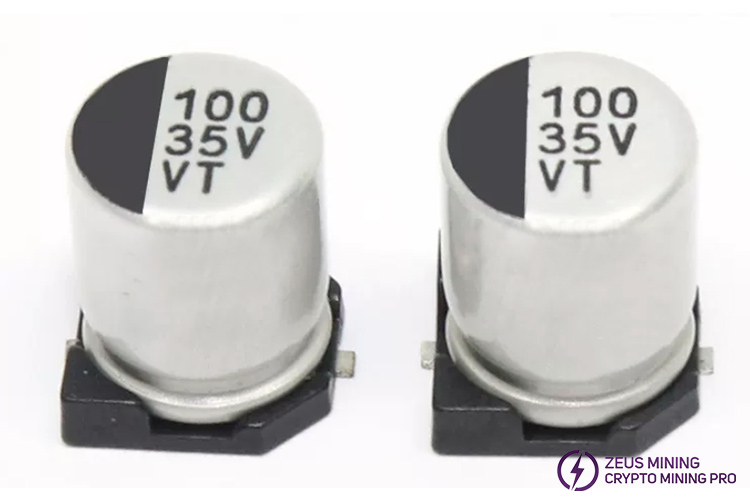 Condensador SMD de 100uF y 35V