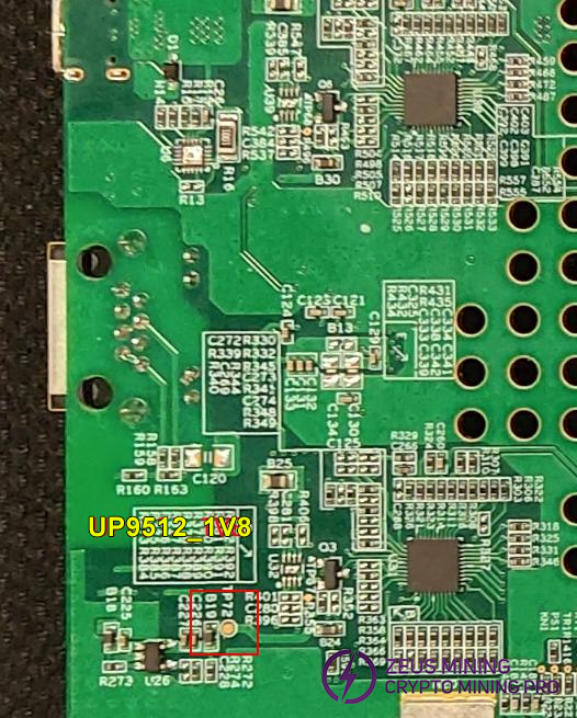 Alimentación de 1,8 V del chip UP9512