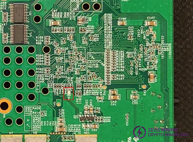 La luz del LED D4 está apagada