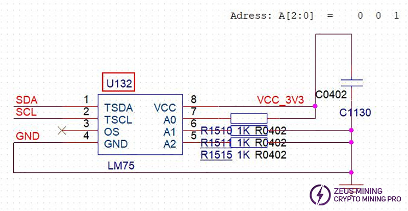 Chip sensor de temperatura KS2 U132