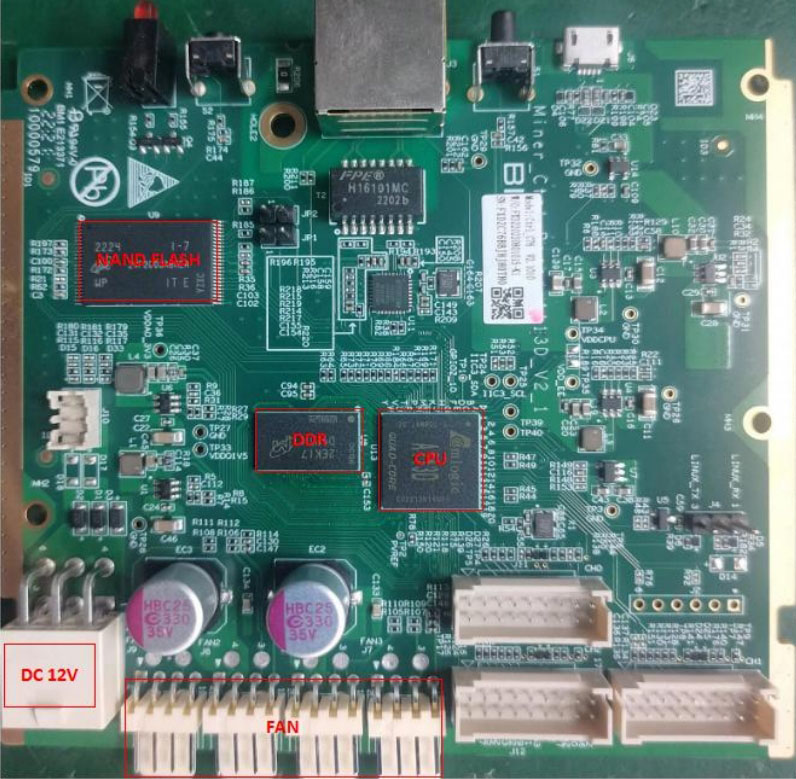 Placa de control amlogic Bitmain A113D