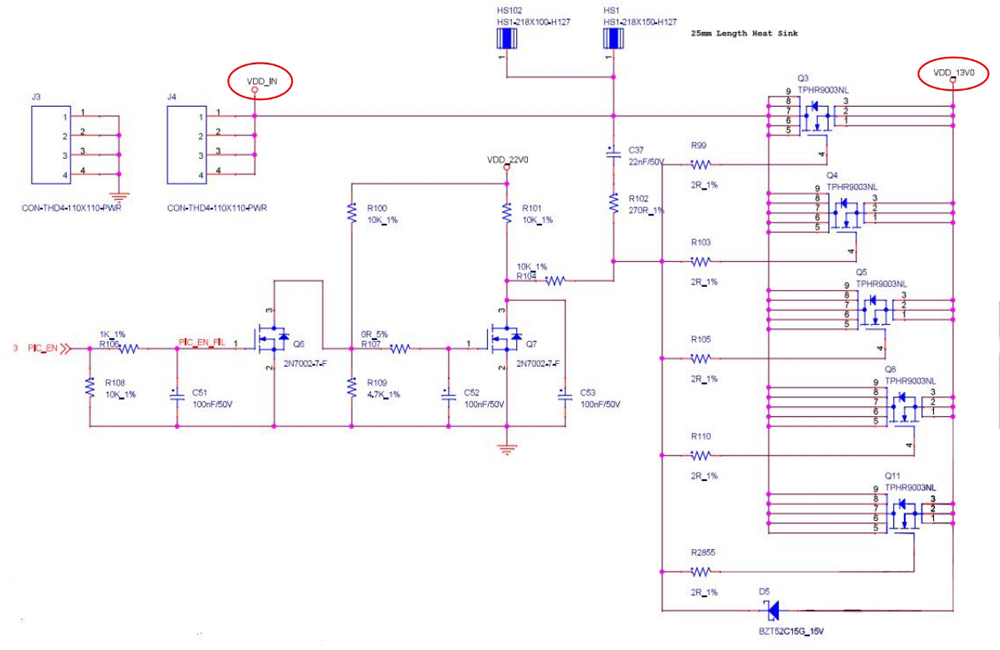 Diagrama de circuito de CC Antminer S19a