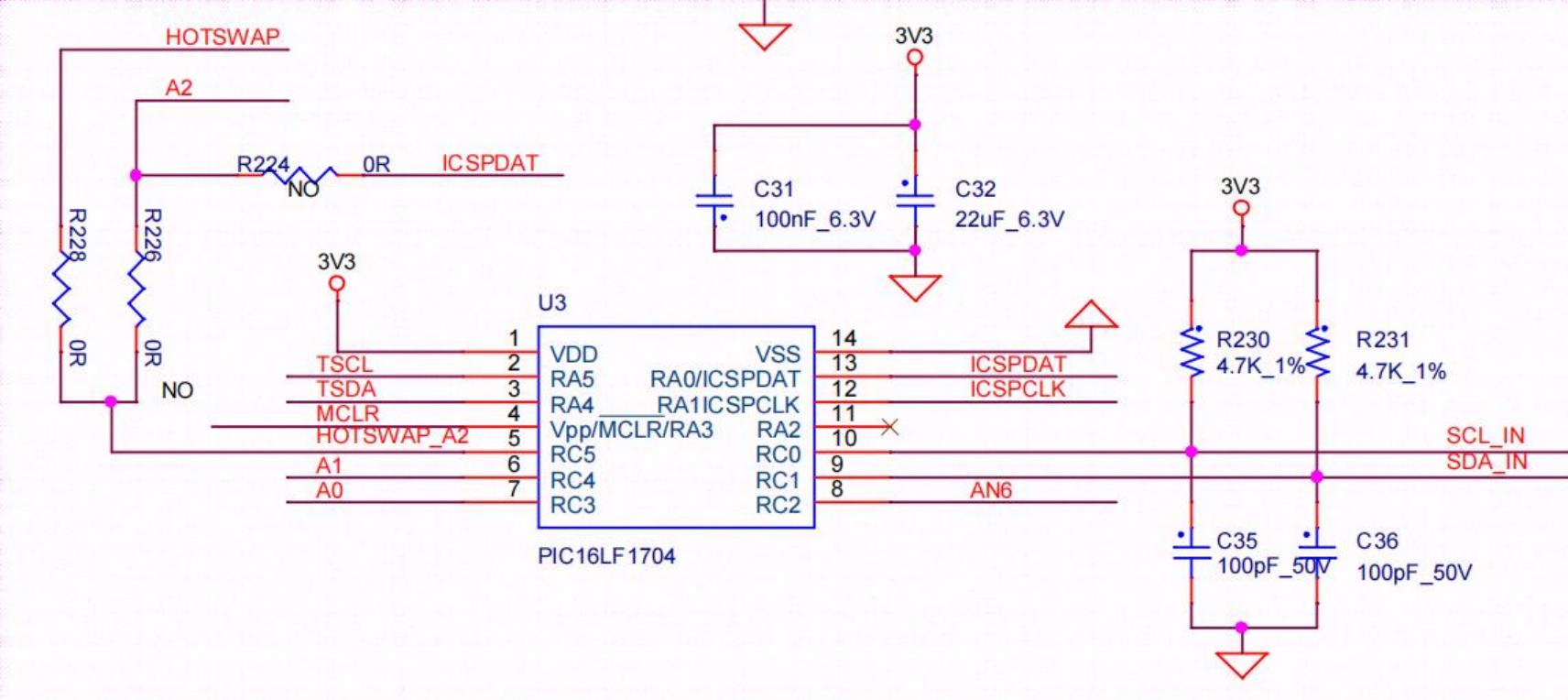 Diagrama de circuito PIC Hydro S19 XP