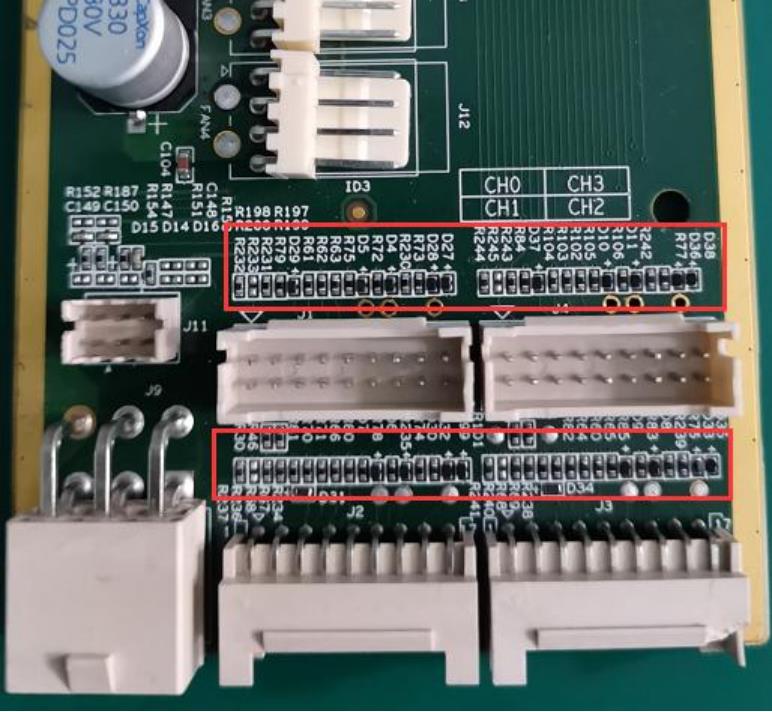 Toma de cable de datos de la placa de control hydro S19xp