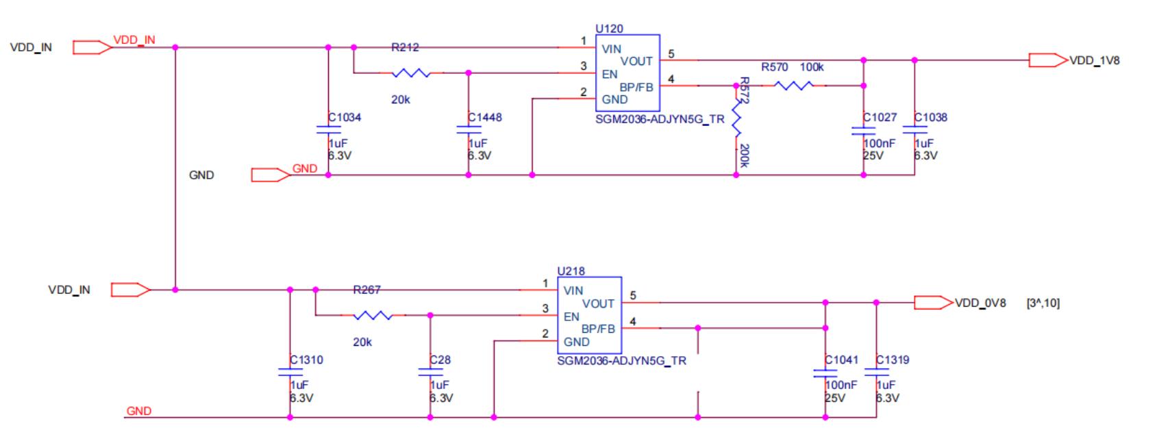 Diagrama de circuito LDO Antminer S19jpro plus