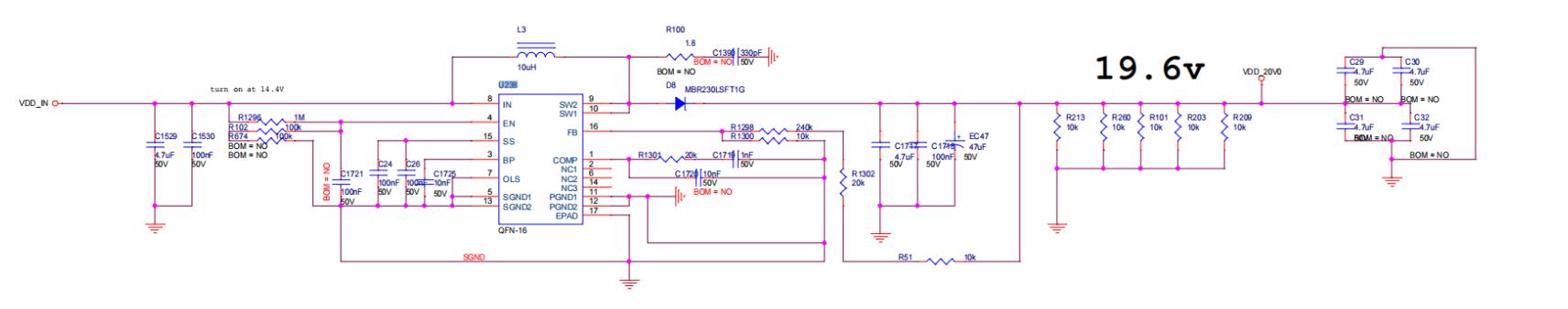 Diagrama de circuito de impulsar de placa hash BHB42611