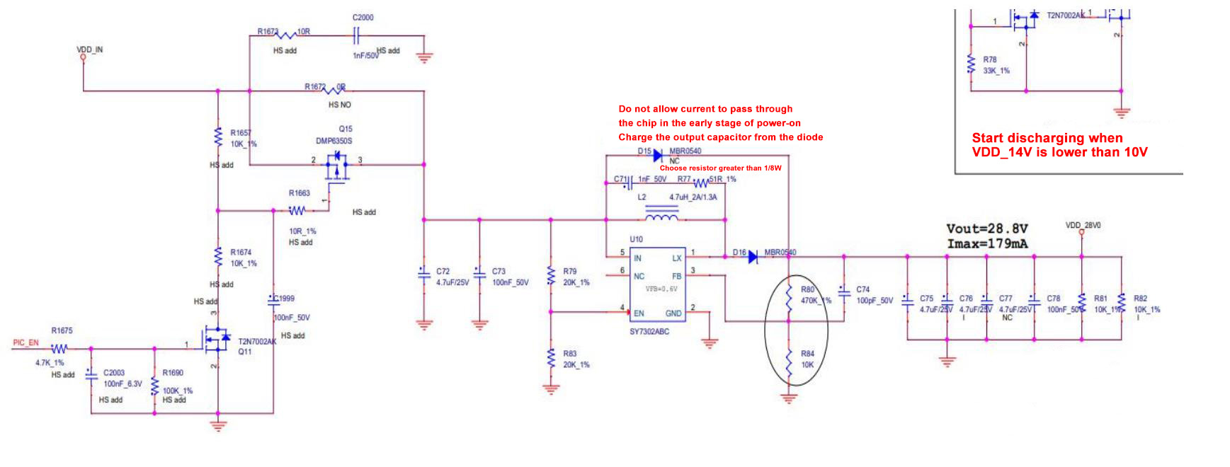 Diagrama de salida de potencia del Antminer S19 Hydro