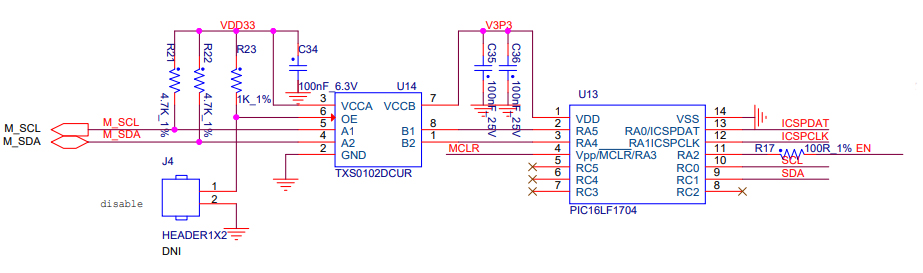 Diagrama del circuito PIC del tablero hash E9