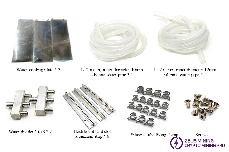 Bloque de refrigeración líquida de agua de aluminio M30S++ 108T