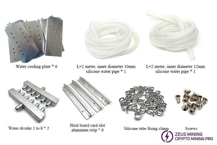 Bloque de refrigeración líquida de agua de aluminio M32S