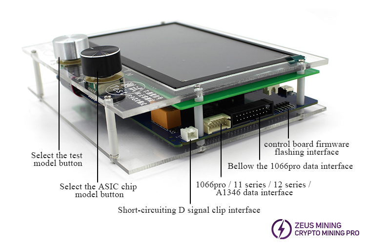 Accesorio de prueba de chip de placa hash Avalon A320X