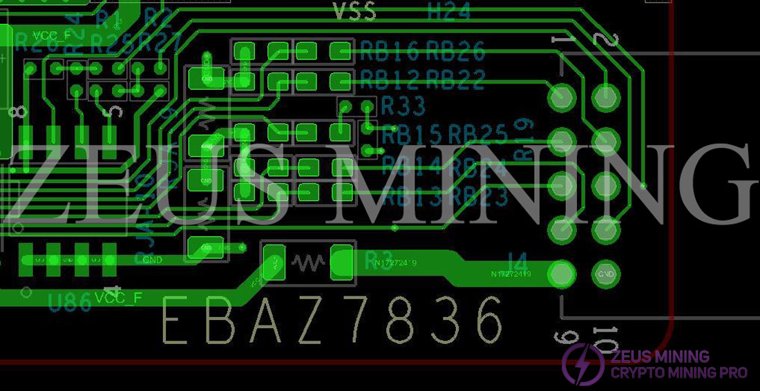 Diagrama de señal en placa PCB