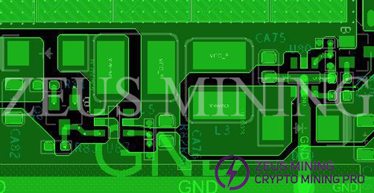 Circuito de impulso de PCB