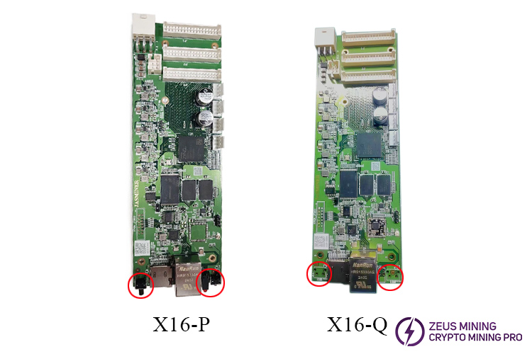 Placa de control para minero Jasminer X16 X16P X16Q ETH ETC