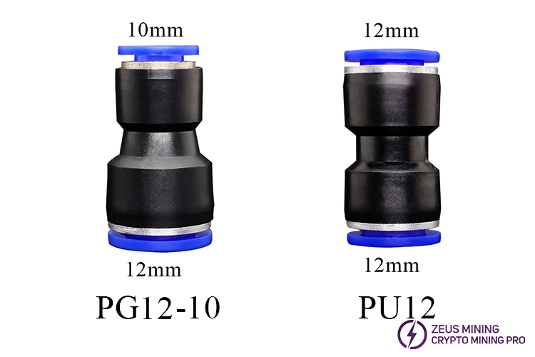 Conector de tubo de refrigeración por agua PG12-10