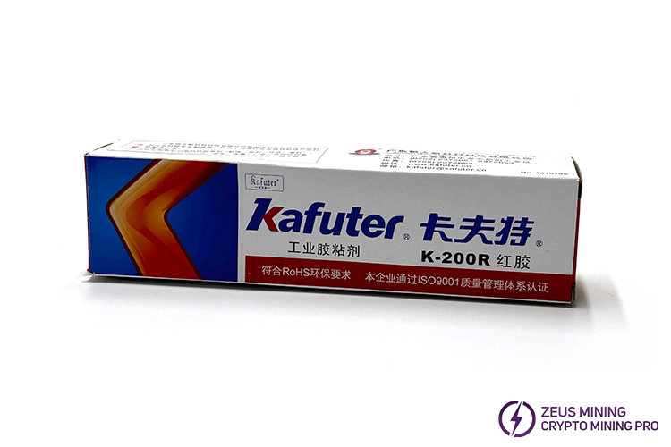 Adhesivos para tornillos sueltos con pegamento rojo para electrónica Kafuter K-200R