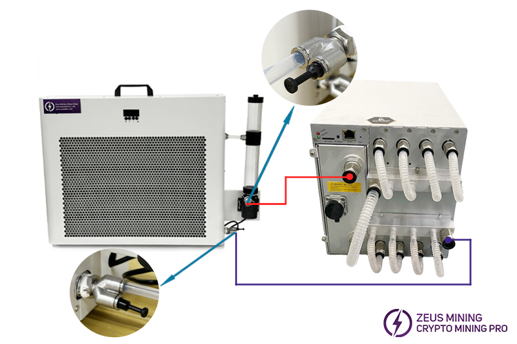 Radiador de refrigeración Hydro miner de 12,8 KW con capacidad de refrigeración