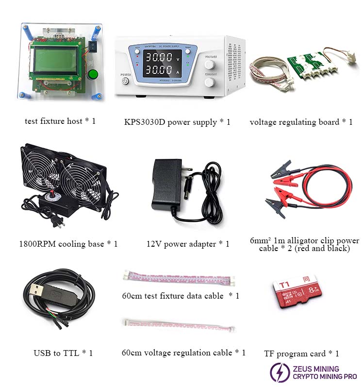 Comprobador universal Antminer con fuente de alimentación KPS303D