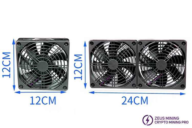 Ventilador de velocidad ajustable de 12cm de 220V